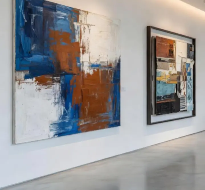 Curated gallery of MUZA LAB LTD's featured artistic projects displayed in a contemporary setting.